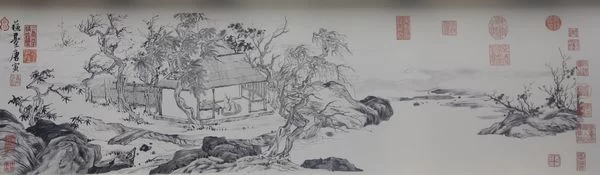 苏绣国家级传承人姚惠琴参展作品《唐寅山水》