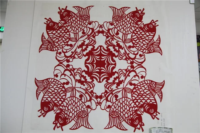 榆林职业技术学院:精美毕业展诠释美育成果(图2) 八鱼戏水