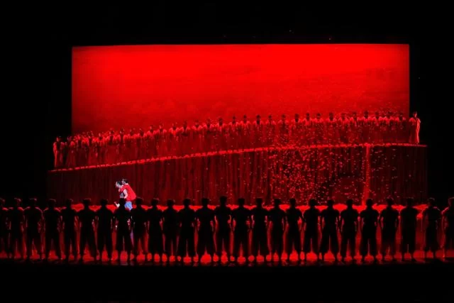 山西说唱剧《解放》千场演出献礼改革开放四十周年