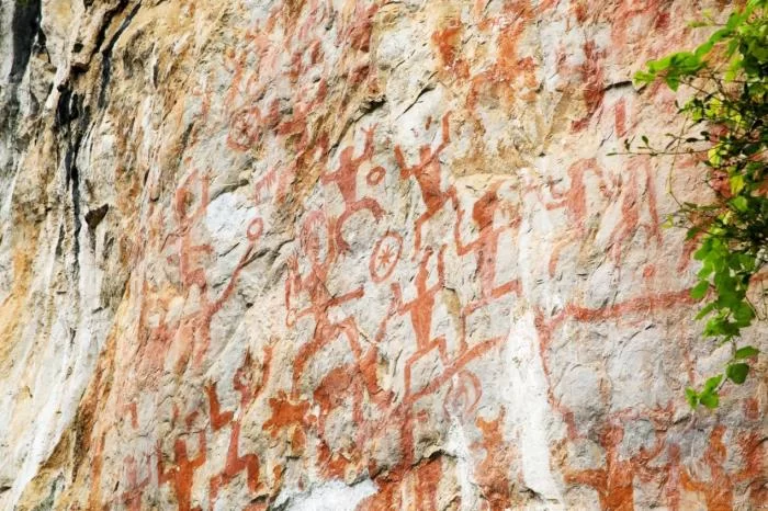 广西文物事业走进新时期(图3) 左江花山岩画文化景观