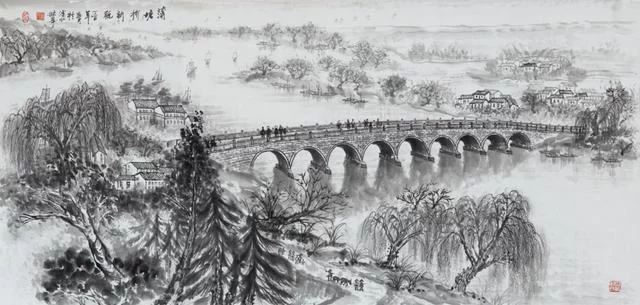 山川古韵展新貌——郑毓宁绘画作品欣赏(图3)