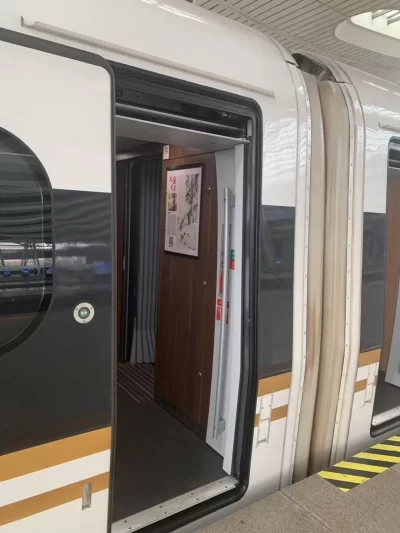 王晓燕国画作品走进中国高铁(图4)