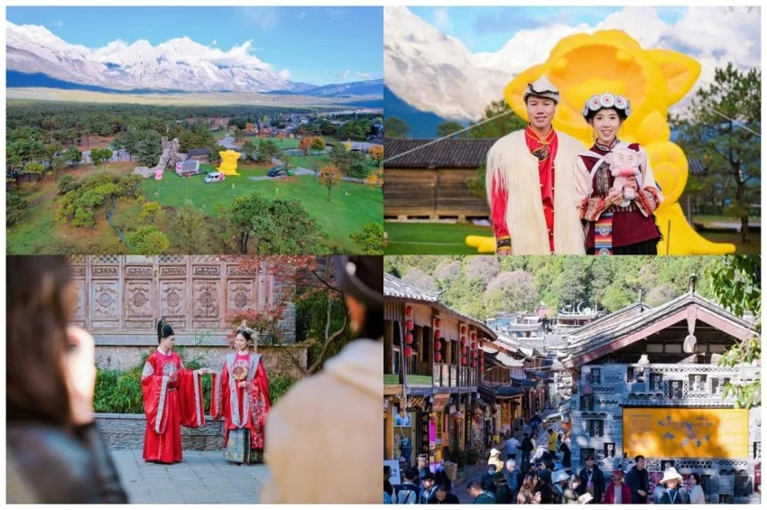 以雪山为媒,开启“情定云南·舍不得的丽江”旅行婚礼的新浪漫(图4) 以雪山为媒,开启“情定云南·舍不得的丽江”旅行婚礼的新浪漫(图4)