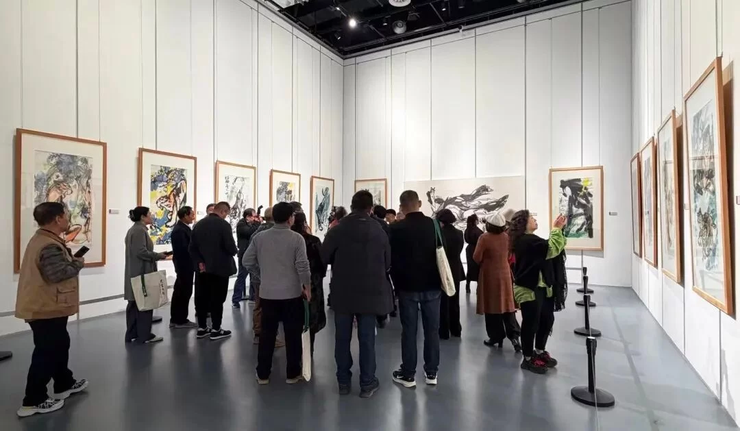 “大写之歌——齐辛民艺术系列展”在山东画院举行(图7)