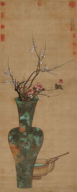 插花留春:是文人雅好也是艺术家的热恋(图1) 博古图