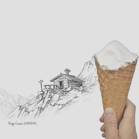 吃货的神奇脑洞:食物也能变名画(图2) 吃货的神奇脑洞:食物也能变名画(图2)