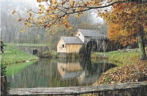 天青色等烟雨 与古代诗人李白刘禹锡共赏秋色(图3)