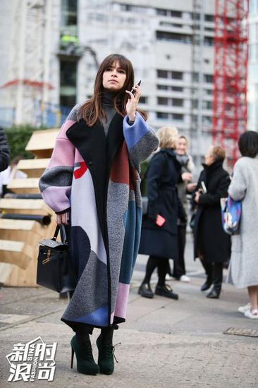 双十一来件Gigi肯豆爱穿的“拖地”大衣才够in(图25) Miroslava Duma街拍