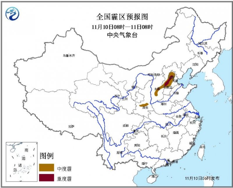 强降雪袭击东北新疆 北京有中到重度污染(图1)