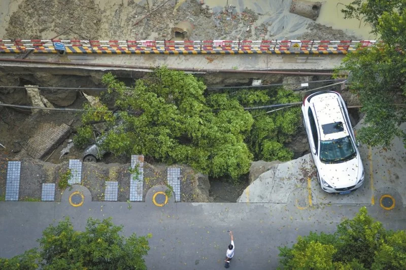 成都在“下沉”最快一年降2.8厘米 专家:处于安全范围(图1) 成都在“下沉”最快一年降2.8厘米 专家:处于安全范围(图1)