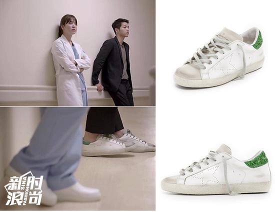 全智贤美人鱼同款鞋上线 深扒那些被韩剧捧红的鞋(图18) 《太阳的后裔》里的小脏鞋