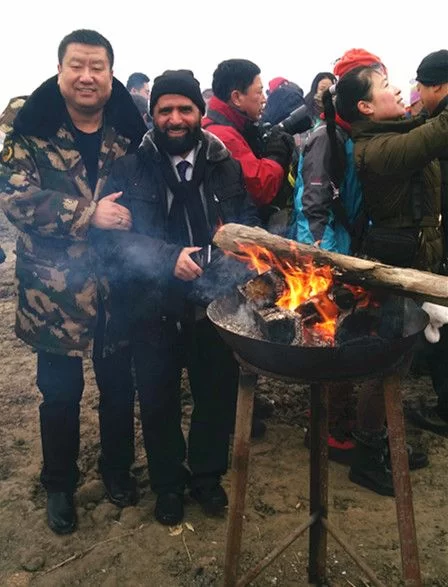 渔猎文化扮靓全国唯一井盐沙滩浴场——第五届绕阳湾冬捕渔猎文化节盛装启幕(图3) 活动现场