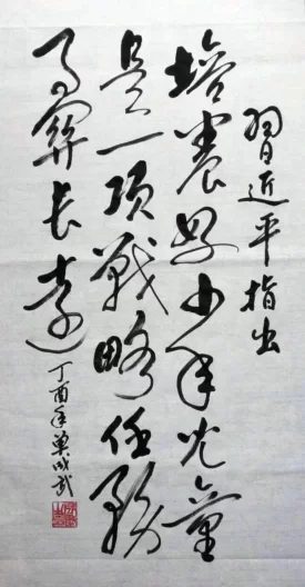培养好少年儿童是一项战略任务，事关长远