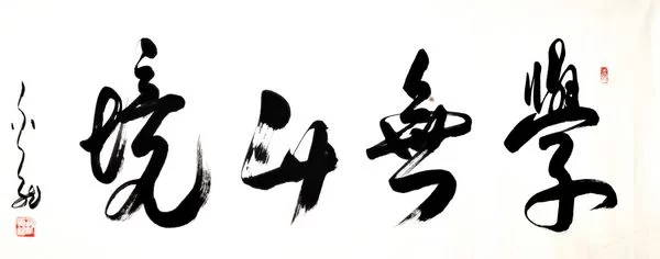 谢金龙书法作品：学无止境