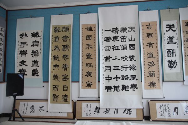 现场作品展示