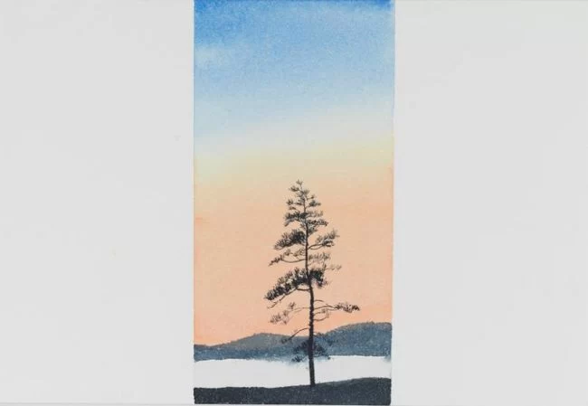 “彼时此刻——刘涵画展”在方舟美术馆成功举办(图2) 刘涵作品