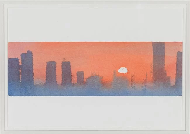 “彼时此刻——刘涵画展”在方舟美术馆成功举办(图3) 刘涵作品