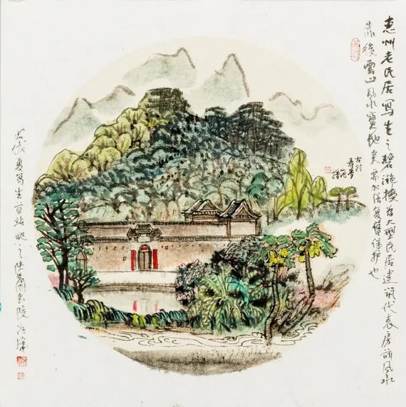 惠风和畅——全国名家画惠州山水作品展将于8月24日开幕(图9) 惠阳碧滟楼 68cm×68cm 范华