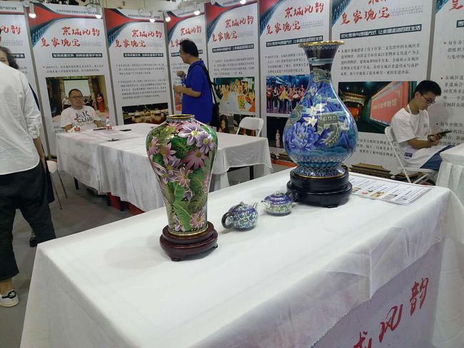 京城非遗人才创新发展联盟亮相北京文交会(图2) 现场
