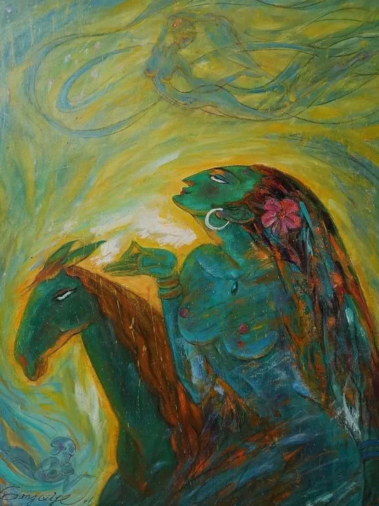 诗域东方——官其格艺术作品展在京举办(图3) 作品