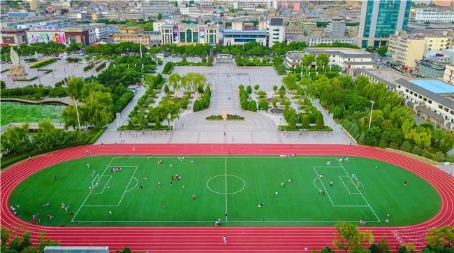 陕西榆林:由“旧城时代”走向“高新时代”(图3) 体育场馆