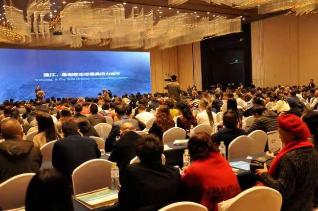 首届国际医养产业合作大会成都举办 陈红涛教授获“养生功法创新奖”(图1) 大会现场