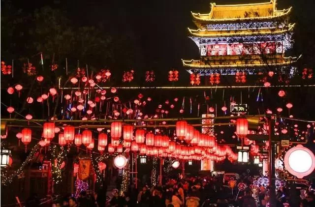 大美榆林除夕夜,惊艳!(图1) 大美榆林除夕夜,惊艳!