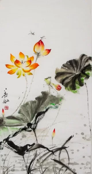 墨彩传情绘神韵——王晓燕绘画作品欣赏(图2) 墨彩传情绘神韵——王晓燕绘画作品欣赏