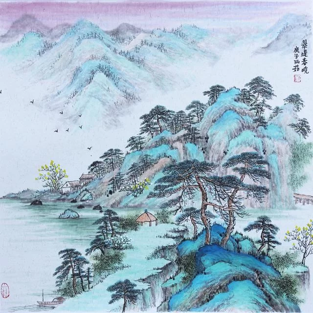 气韵壮阔 大气磅礴——任丽茹绘画作品欣赏(图3) 气韵壮阔 大气磅礴——任丽茹绘画作品欣赏(图3)