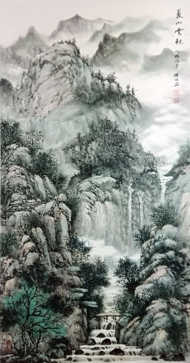气韵壮阔 大气磅礴——任丽茹绘画作品欣赏(图6)