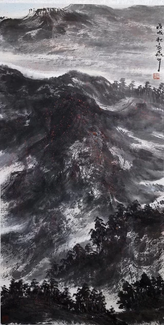 气韵生动,墨韵人生——韩景森绘画作品欣赏(图2) 气韵生动,墨韵人生——韩景森绘画作品欣赏