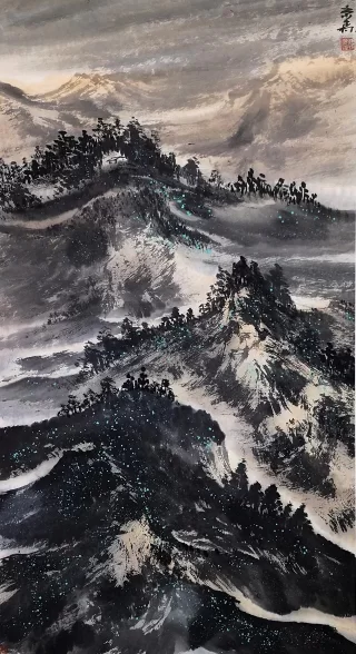 气韵生动,墨韵人生——韩景森绘画作品欣赏(图4) 气韵生动,墨韵人生——韩景森绘画作品欣赏