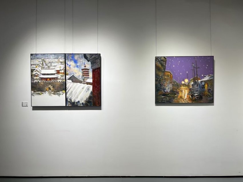 “移山——孟新宇油画作品展”在商丘工学院美术馆举行(图3)