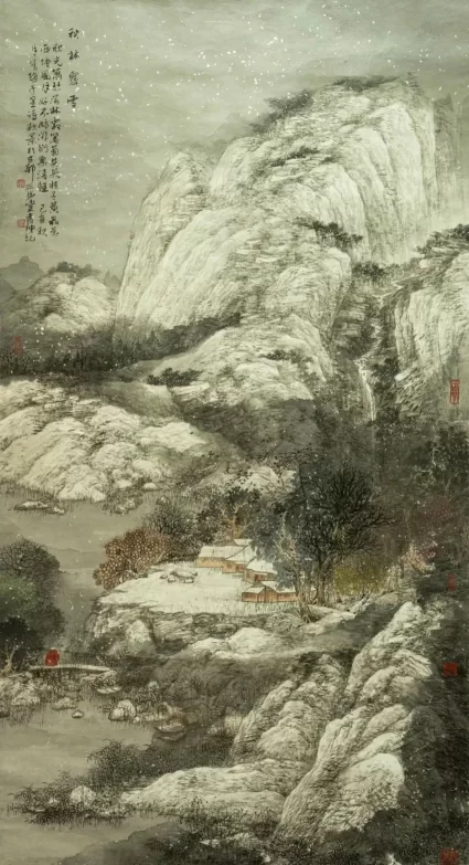 北京紫竹院 |“心筑江山——徐胜利、赵青仲、陈溪峋山水画展”(图9) 北京紫竹院 |“心筑江山——徐胜利、赵青仲、陈溪峋山水画展”(图9)