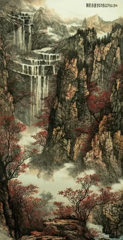 北京紫竹院 |“心筑江山——徐胜利、赵青仲、陈溪峋山水画展”(图8) 北京紫竹院 |“心筑江山——徐胜利、赵青仲、陈溪峋山水画展”(图8)