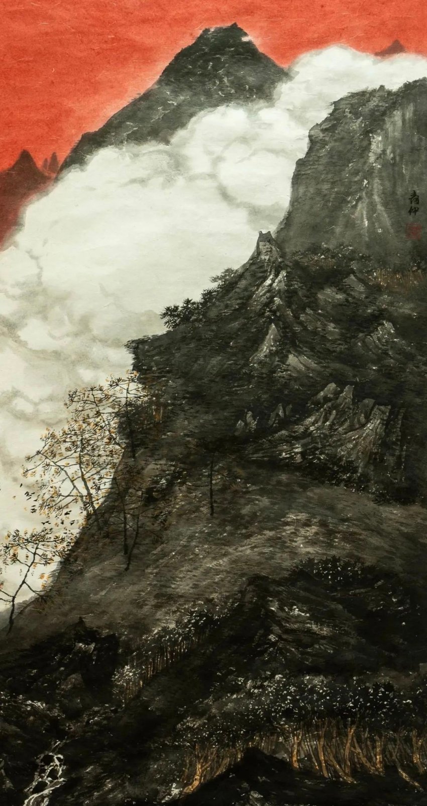 北京紫竹院 |“心筑江山——徐胜利、赵青仲、陈溪峋山水画展”(图11)